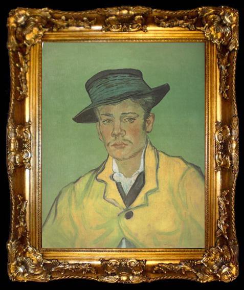 framed  Vincent Van Gogh Portrait of Armand Roulin (nn04), ta009-2